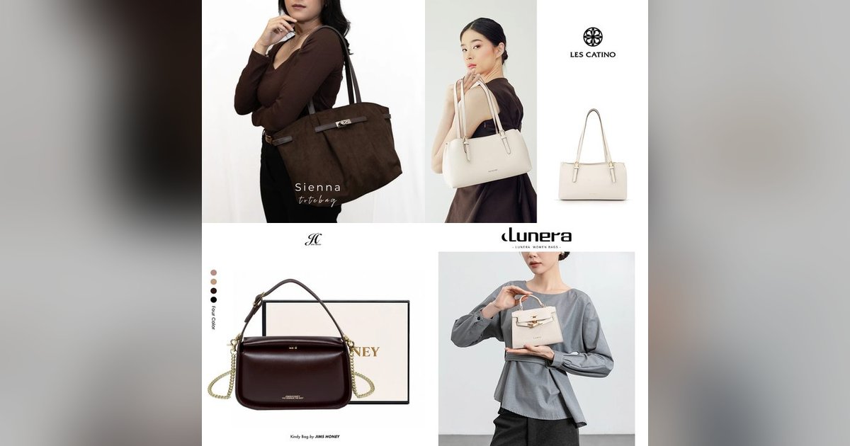 5 Rekomendasi Tas Kerja Wanita: dari Tote Muat Laptop sampai Tas Pesta Mungil